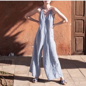 Not Perfect Linen Pearl Jumpsuit